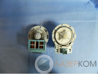 Bosch,Siemens,Zanussi,Electrolux,AEG помпа (без улитки,8 защелок,под фишку,клеммы спереди) 30W (10MA53,0121010) Mainox